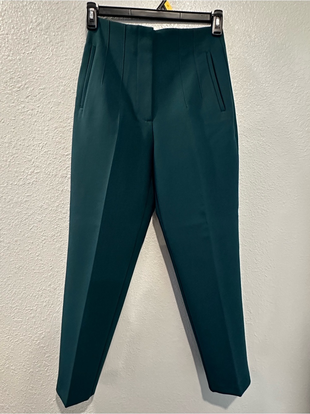 Zara Women's Teal Dress Pants - Pleated Front